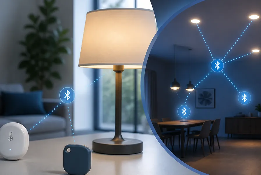 Exemplo de aplicação prática de Bluetooth na automação residencial