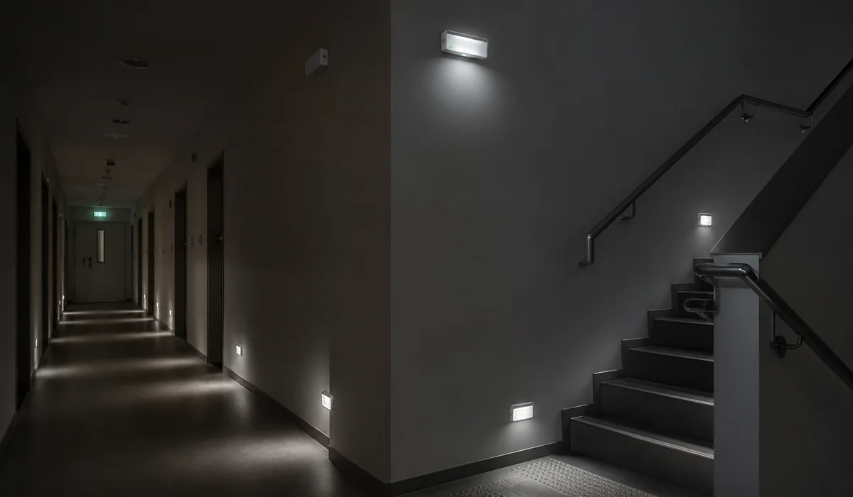 Imagem de iluminação de emergência